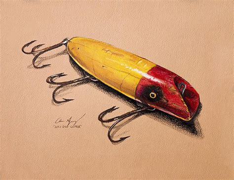 Fishing Lure Drawings for Sale .